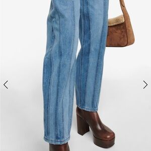 Frame Warped Stripe Barrel Women's Jeans size 29 Responsibly Woven